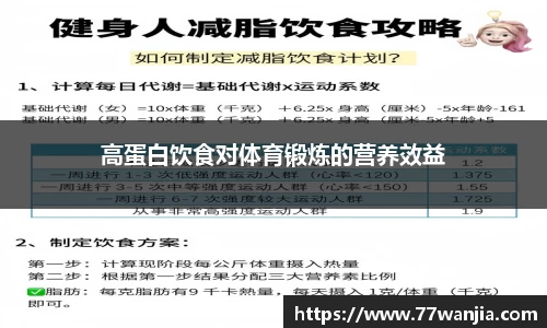 高蛋白饮食对体育锻炼的营养效益